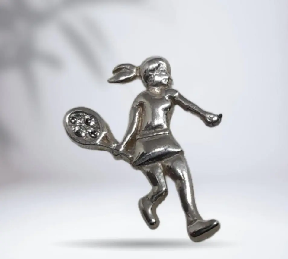 Pingente Jogadora de Tenis