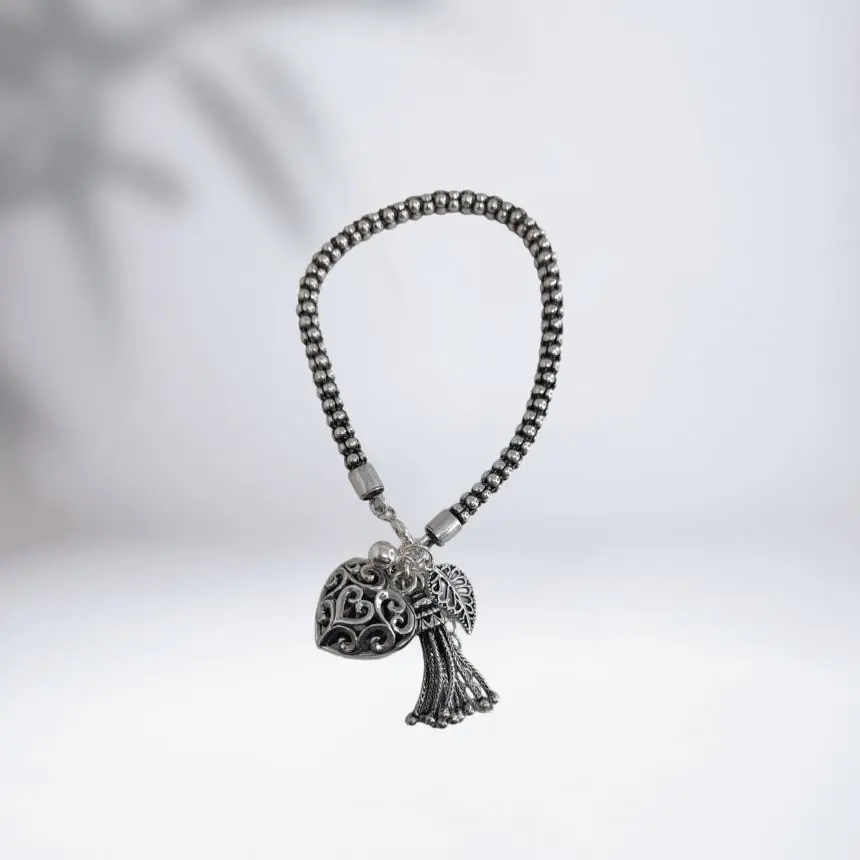 Pulseira pipoca com pingentes