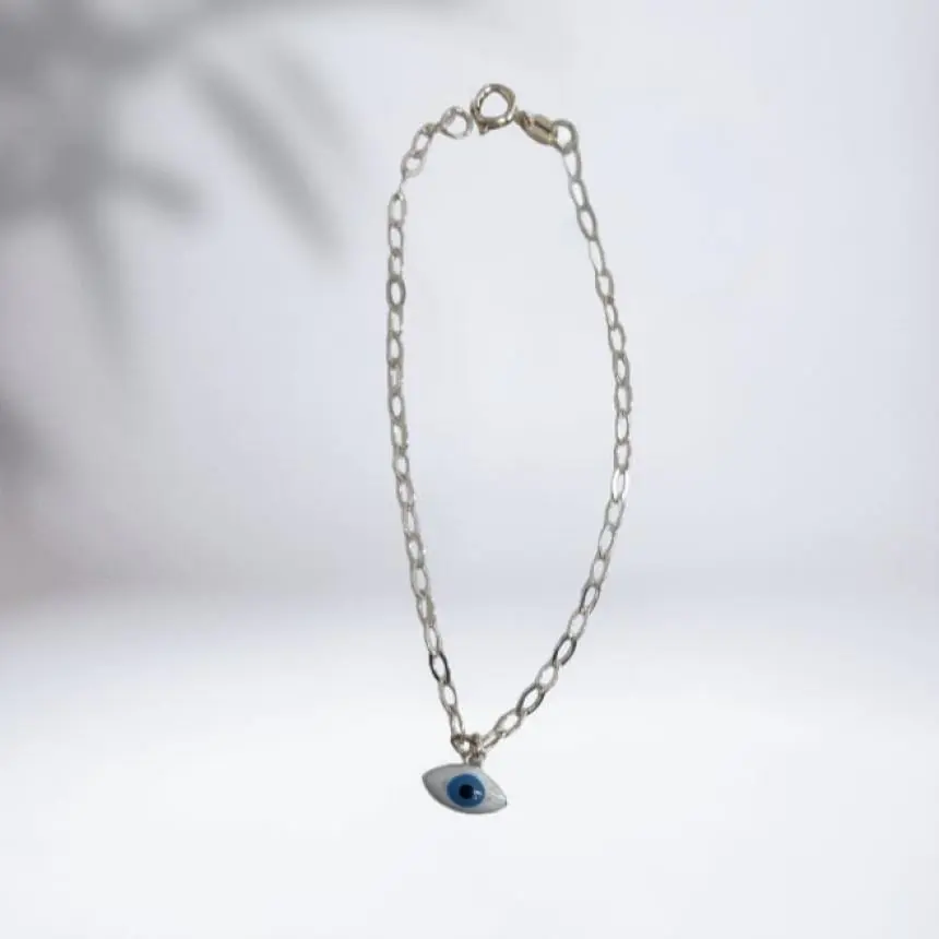 Pulseira olho grego com formato de olho