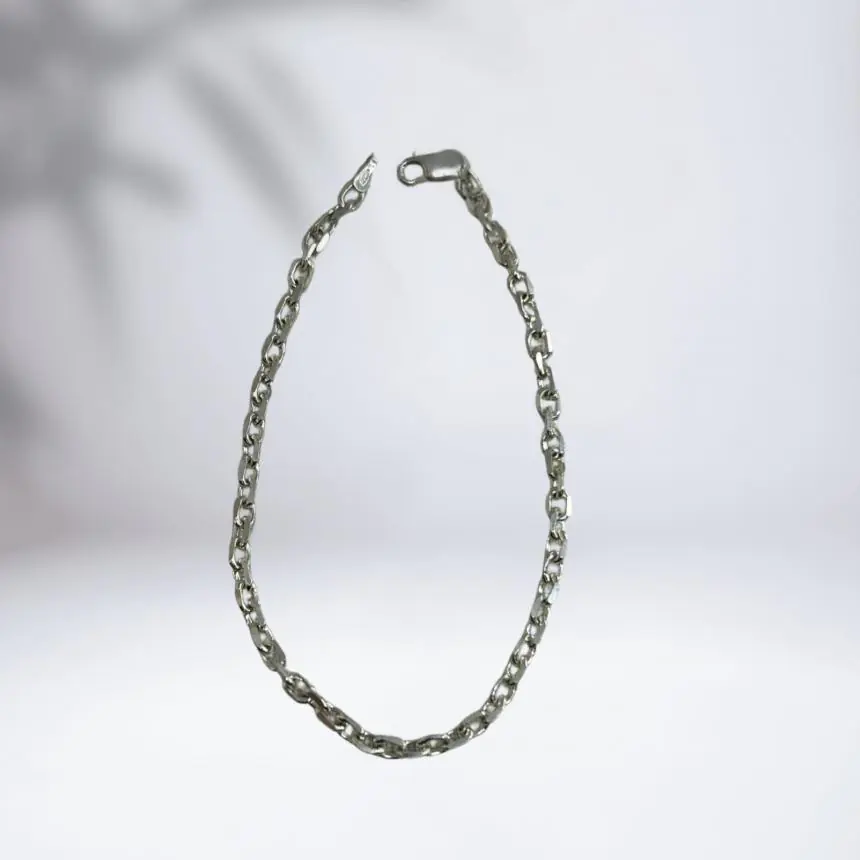 Pulseira elo cadeado masculina