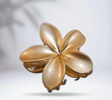 Piranha de Flor Lírio Dourada
