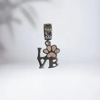 BERLOQUE LOVE PATINHAS CACHORRO PATA ESMALTADA - Código 1498