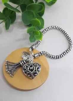 Pulseira pipoca com pingentes