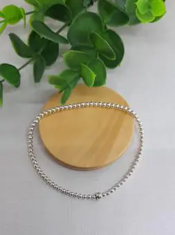 Pulseira bolinhas fio