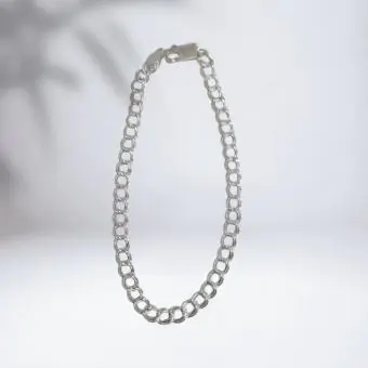 Pulseira elo duplo aberto - Código 1828