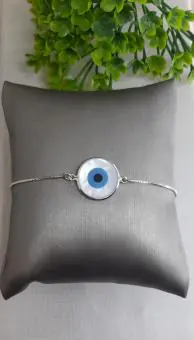 Pulsiera olho grego madreperola