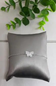 Pulseira borboleta madreperola