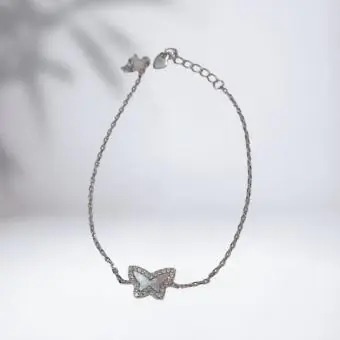 Pulseira borboleta madreperola - Código 1877