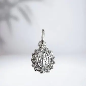 Pingente medalha Nossa Senhora das Graças - Código 1884