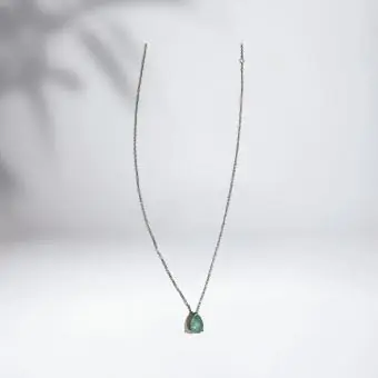 Colar gota verde fusion - Código 1923