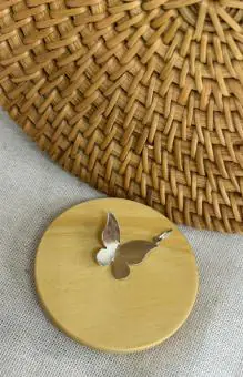 Pingente borboleta origami