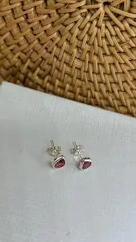 Brinco gota zirconia Cherry