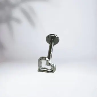 Piercing coração vazado - Código 2029