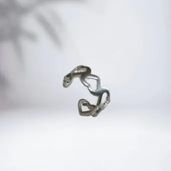 Piercing fake coraçoes vazados - Código 2035