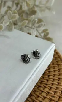 Brinco gota marcassita Bali