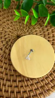 Piercing Nossa Senhora cravejada
