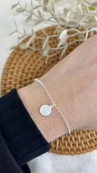 Pulseira são bento e coração zirconia