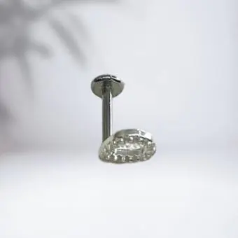 Piercing tragus gota cravejada - Código 2083
