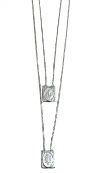 Escapulario medalha cheia 65cm